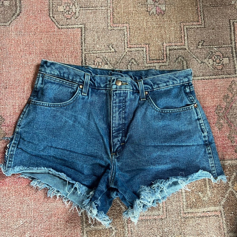 Wrangler Blue Denim Women Shorts